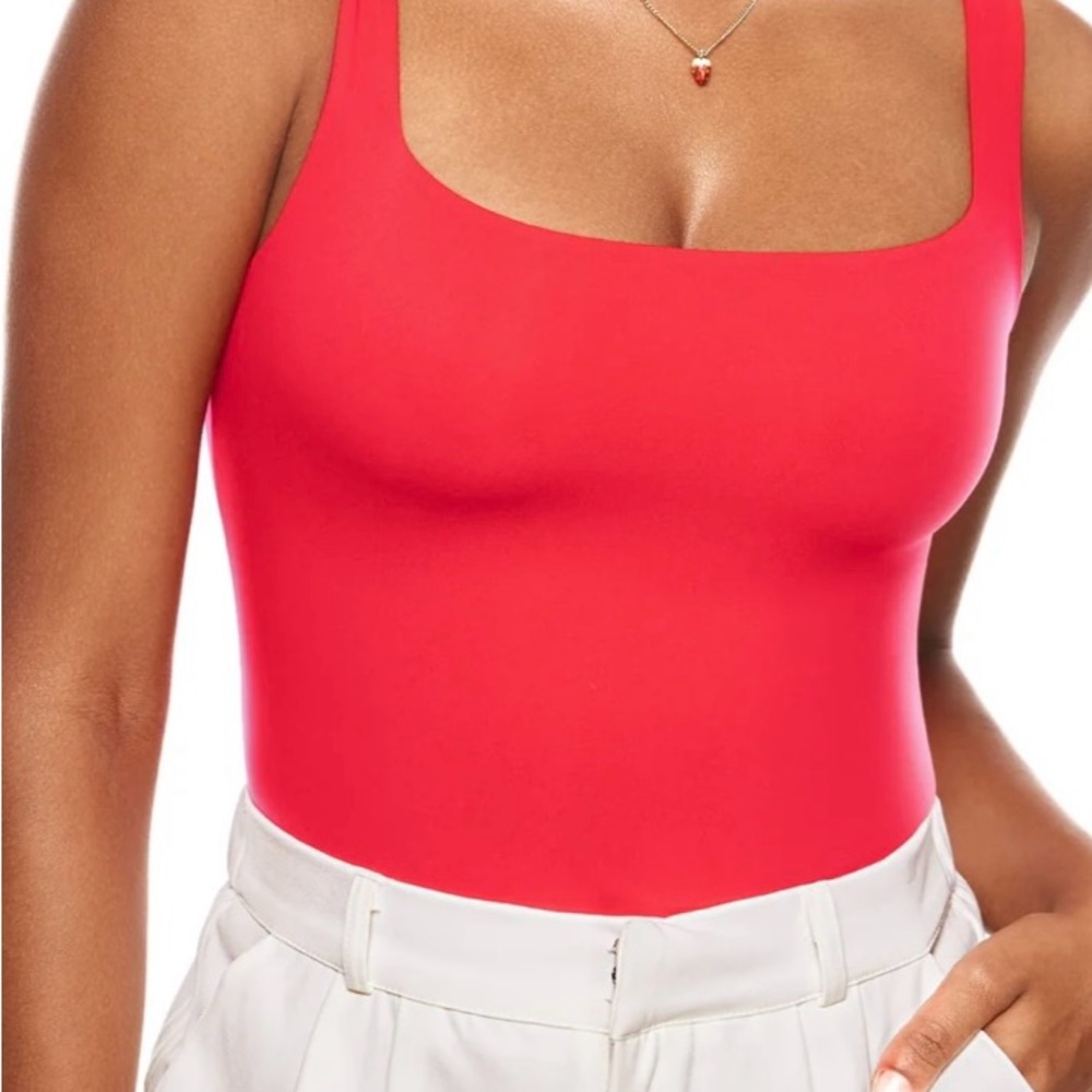 PLT red bodysuit size small